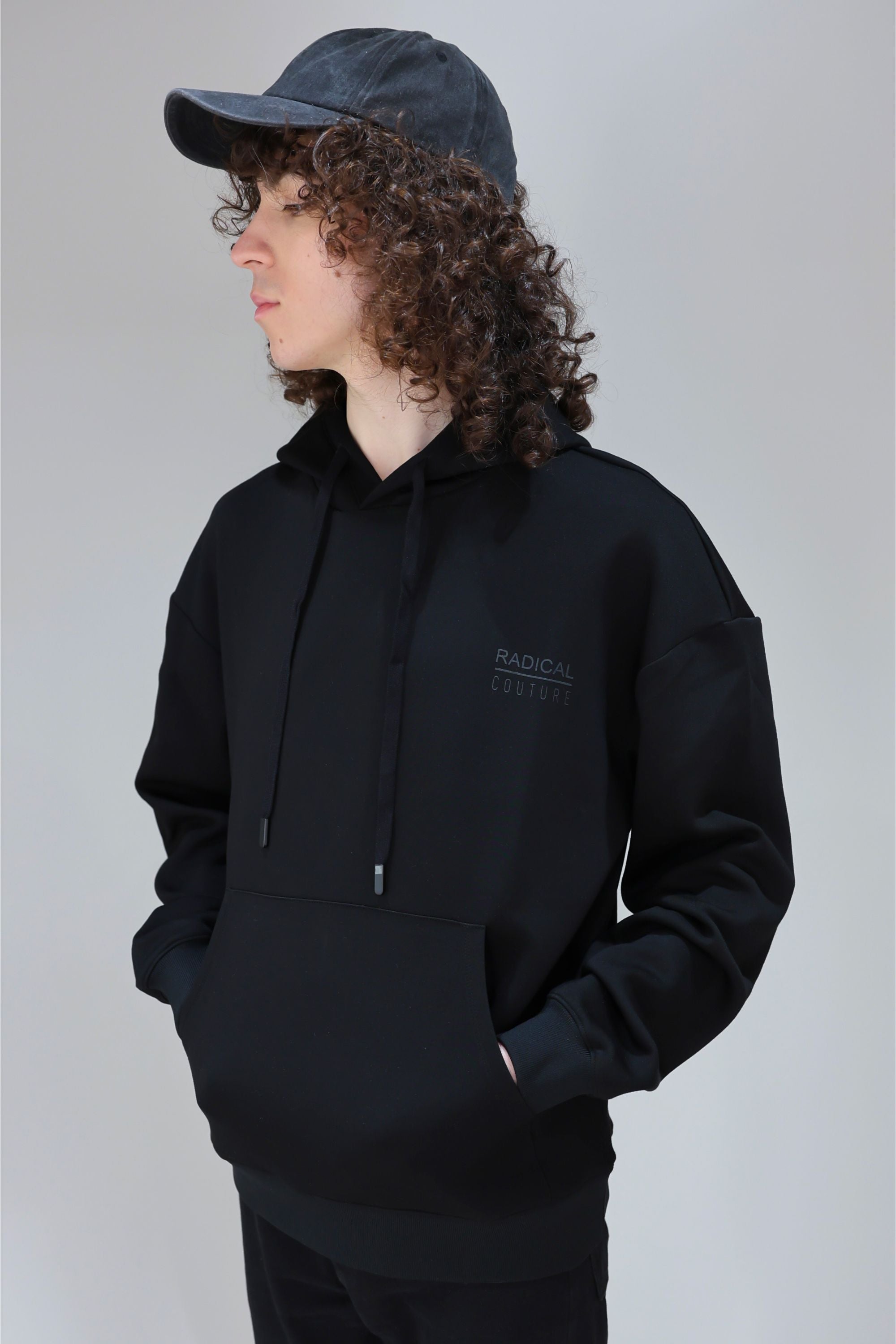 BAGGY hoodie | Black – Radical